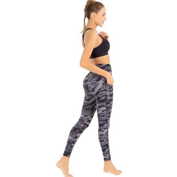 Lot of 2 Pairs- espidoo High Waist Women Yoga Pants: Soft Yoga Leggings with 3 P - Picture 5 of 7